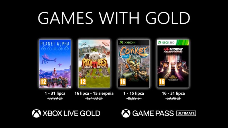 Gry w XBOX Live Gold Gry w XBOX Live Gold